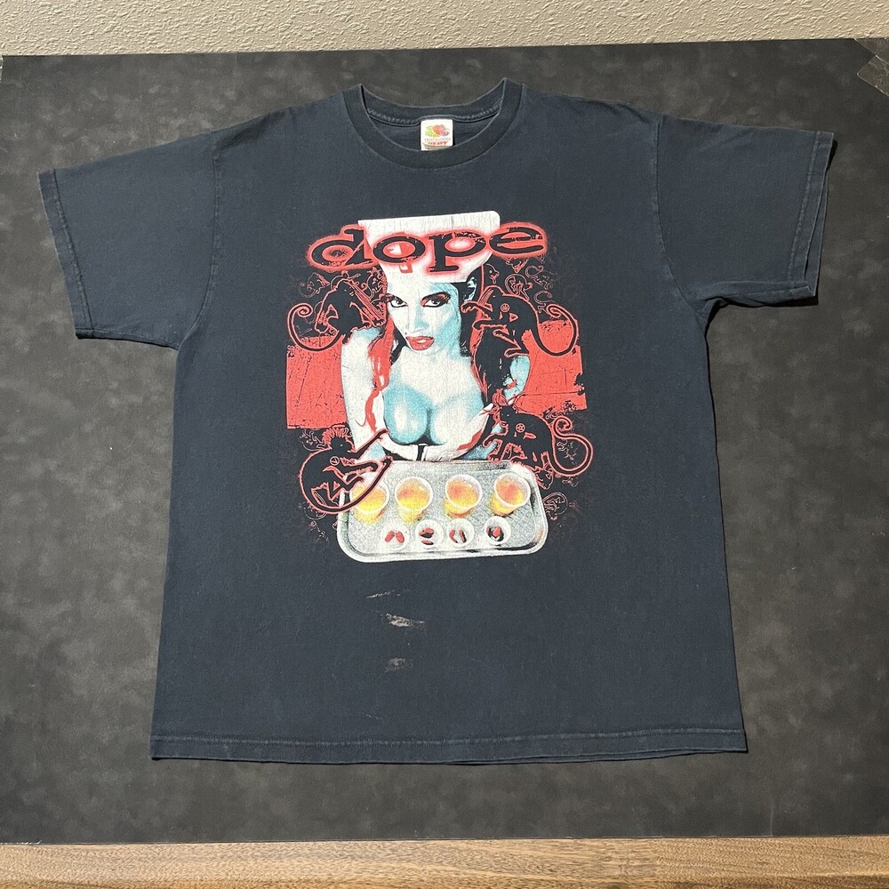 Vintage Dope Band Shirt Nu Metal Industrial Static-X Marilyn Manson Love To Hate